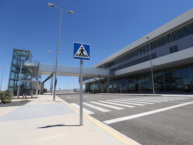 Cuidad Airport's terminal, after its closure.