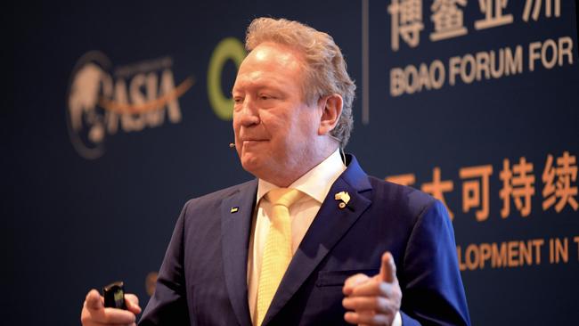 Fortescue boss Andrew Forrest. Picture: NCA NewsWire / Sharon Smith