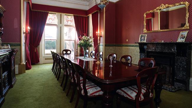 Plush interiors of Ivanhoe.