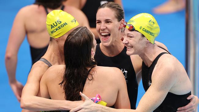 The change will now not force Australia’s best swimmers to head to Qatar in order to qualify for the Olympics. (Photo by David Ramos/Getty Images)