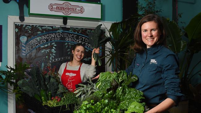 Heide Art Gallery is donating leftovers from its kitchen garden to Lentil As Anything while its restaurant is closed during coronavirus. Picture: Josie Hayden