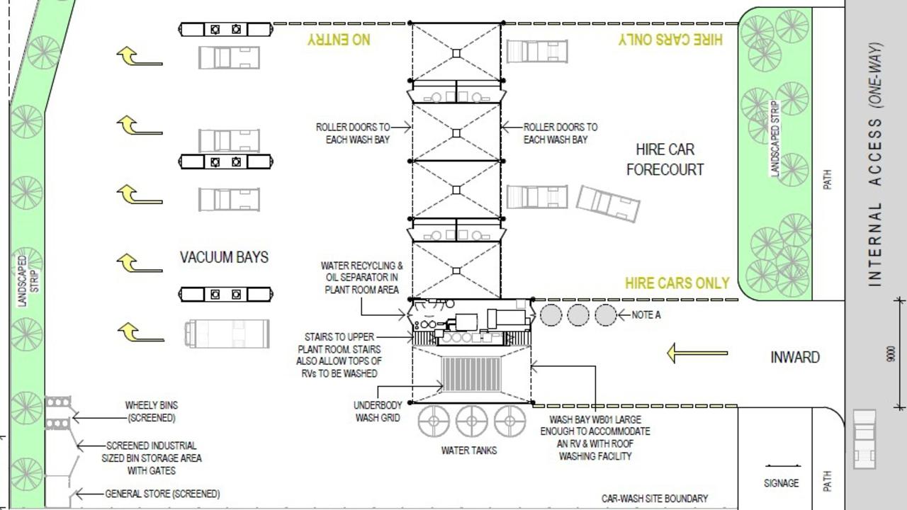 A development application has been lodged with the Central Highlands Regional Council for a new car wash facility to be built near the Emerald Airport.