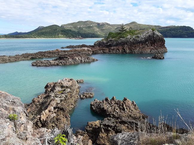 The view from Wedge Island at Cape Hillsborough National Park. Picture: Kelsey Wallace