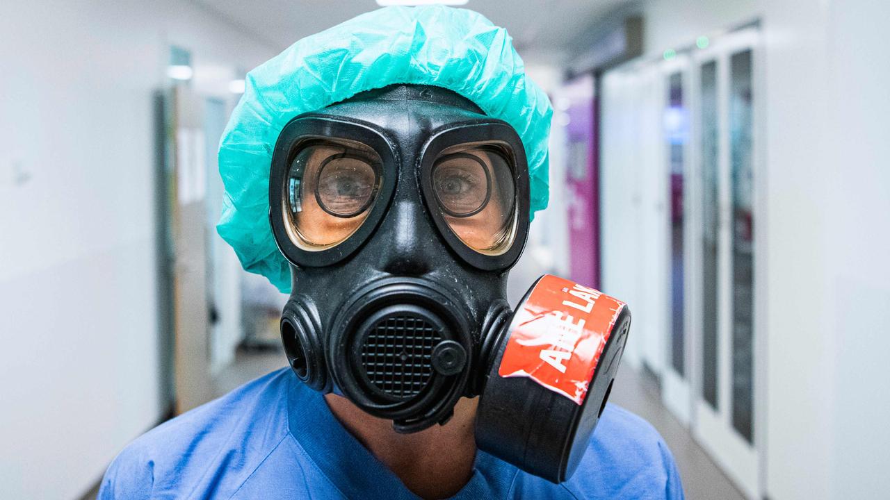 A doctor in an intensive care unit in Stockholm's Sodersjukhuset hospital on June 11, 2020. Picture: Jonathan Nackstrand/AFP