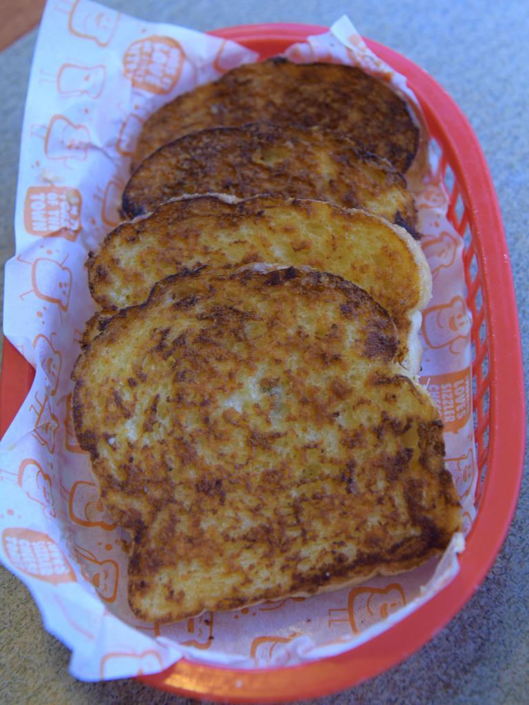 This is how the original Sizzler cheese toast looked … Picture: Simon Bullard