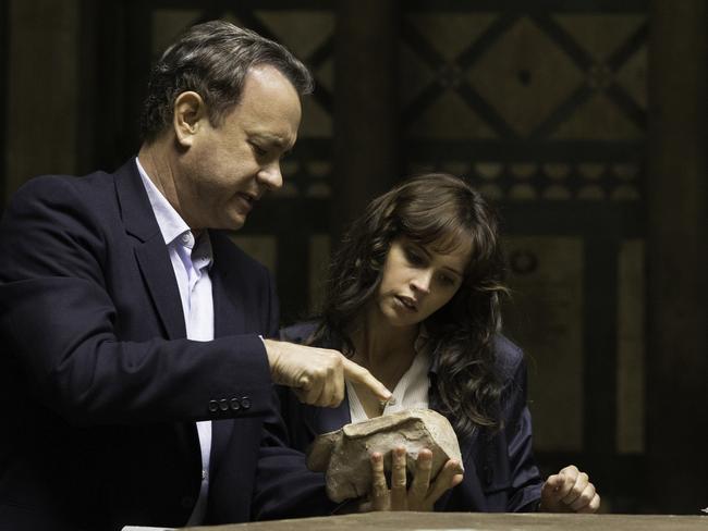 Langdon and Sienna are going to save the world in Inferno, the latest Dan Brown novel. Picture: Columbia Pictures