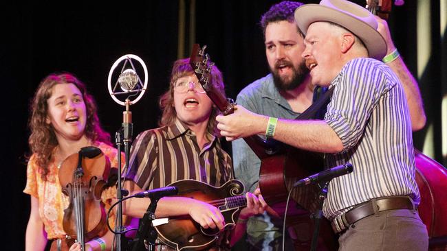 Bluegrass band the High Street Drifters. Queenscliff Music Festival. Picture: Alan Barber