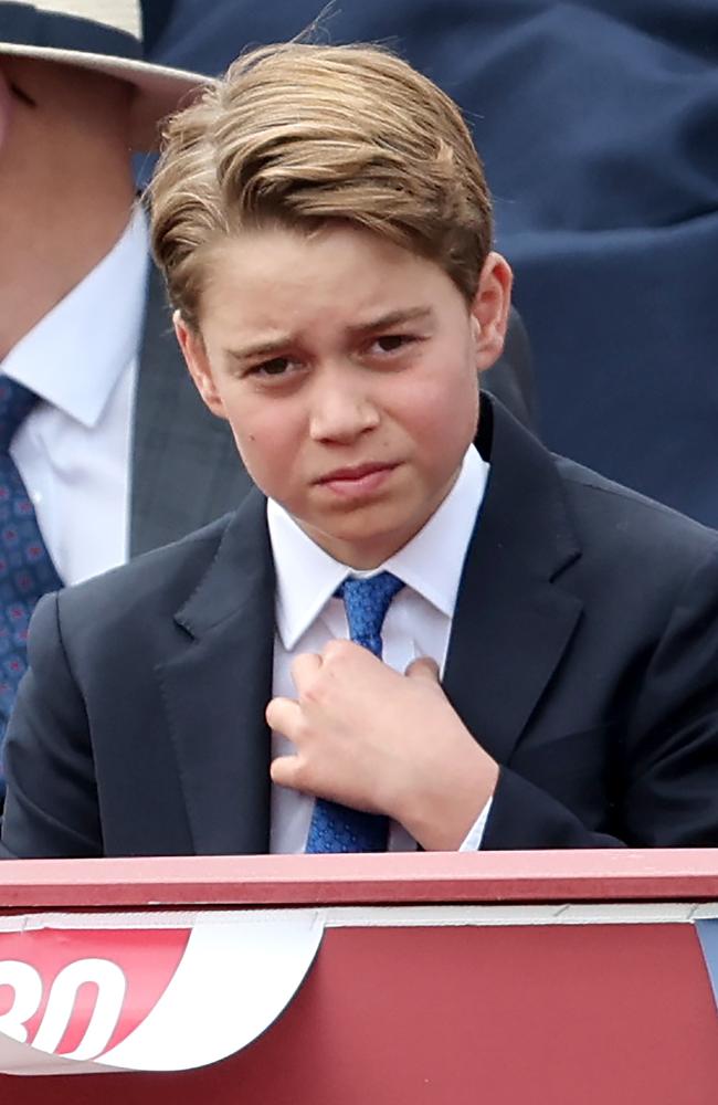The young prince is growing up fast. Picture: Chris Jackson/Getty Images