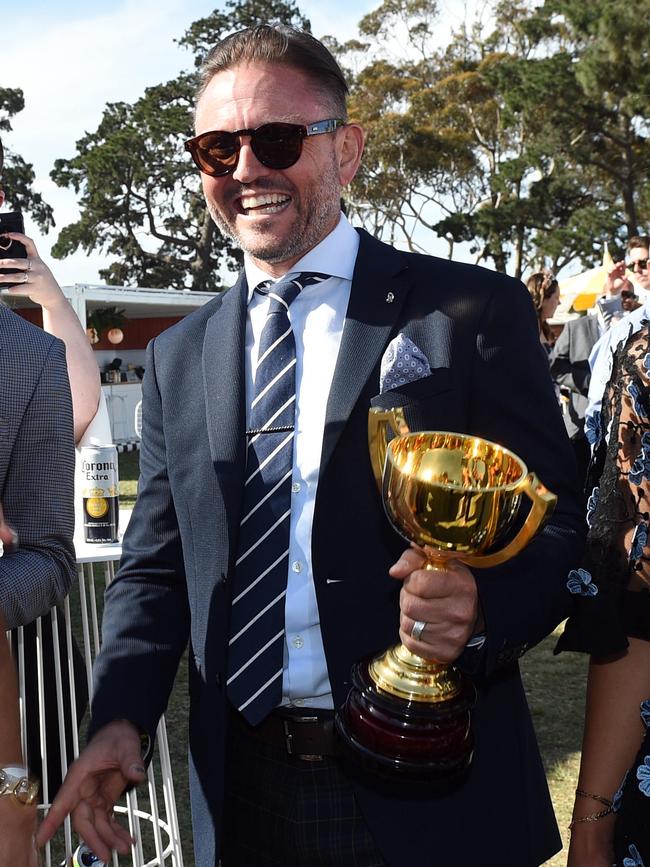 Cotton On founder Nigel Austin at the Geelong Cup in 2018.