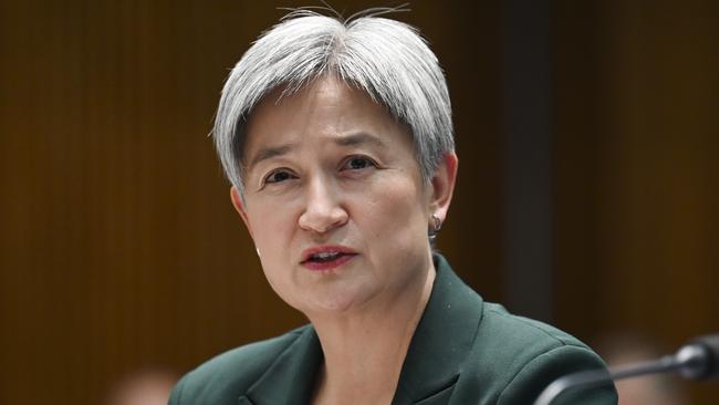 Foreign Affairs Minister Penny Wong appeared before senate estimates on Tuesday for questions over Prime Minister and Cabinet. Picture: NCA NewsWire / Martin Ollman