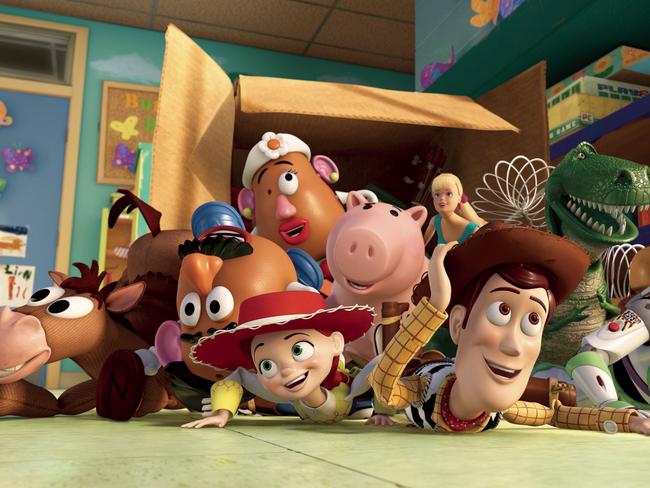 Bullseye, Mr. Potato Head, Mrs. Potato Head, Jessie, Hamm, Barbie, Woody, Rex, Slinky Dog, Buzz Lightyear ... we want them all.