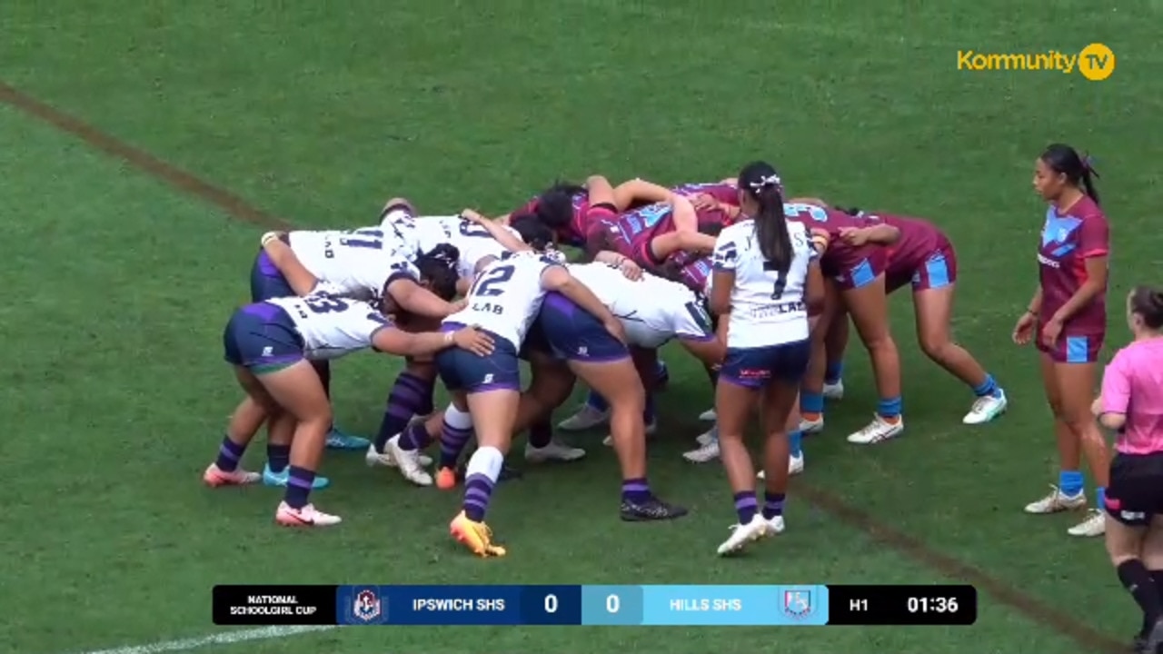 NRL Schoolgirls Cup national final live stream Ipswich SHS v Hills Sports High School 2024 The Courier Mail