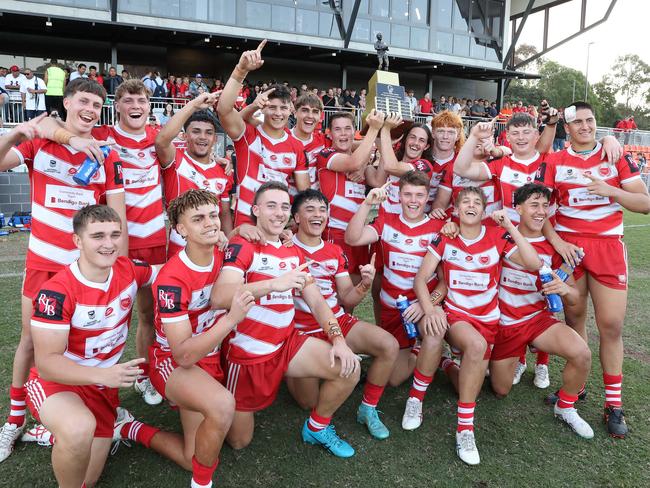 PBC SHS win, PBC SHS vs Ipswich SHS, Langer Trophy schoolboy rugby league final, Langlands Park, Greenslopes. Picture: Liam Kidston.