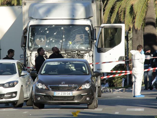 A French-Tunisian attacker killed 84 people as he drove a truck through crowds, gathered to watch a firework display during Bastille Day celebrations. Picture: Getty