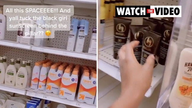 TikTok calls out store for hiding sunscreen for darker skin behind pillar