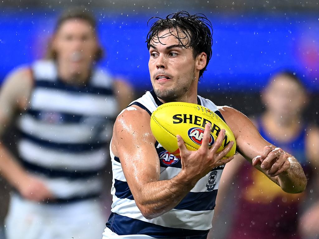 Jack Bowes was discarded by the Gold Coast Suns in the AFL’s first major salary dump trade at the end of 2022. Picture: Albert Perez/AFL Photos via Getty Images.