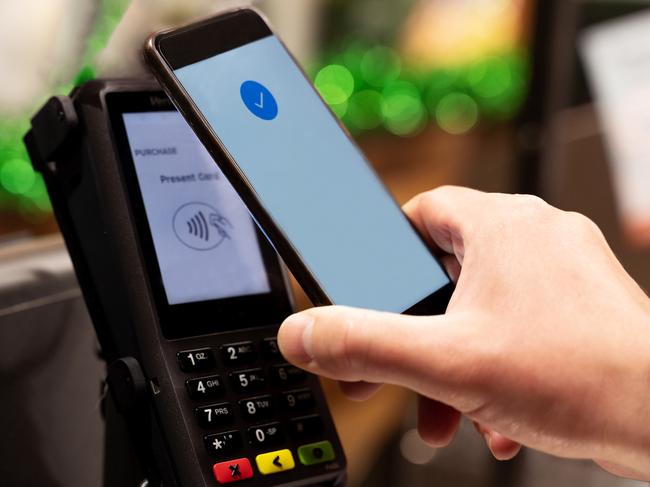 Eftpos Machine at Self Checkout in a supermarket