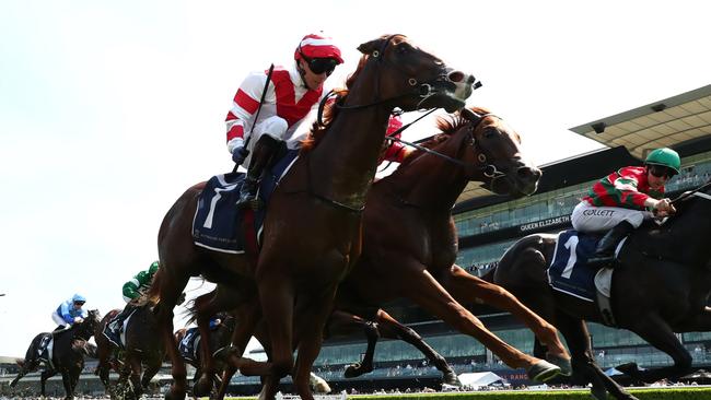 Skyhook is a strong chance in the Pago Pago Stakes at Rosehill on Saturday. Picture: Jeremy Ng/Getty Images