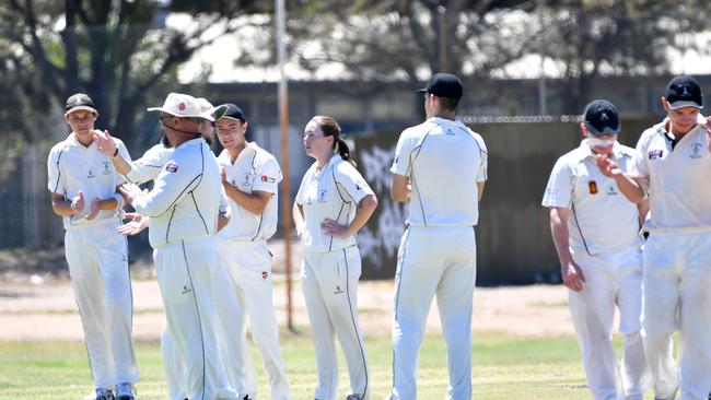 SA Scorpions and Adelaide Strikers leg-spinner Amanda-Jade Wellington continues to play well in men’s ranks for Port Adelaide, taking two wickets in the Bs on Saturday. Picture: AAP/Keryn Stevens