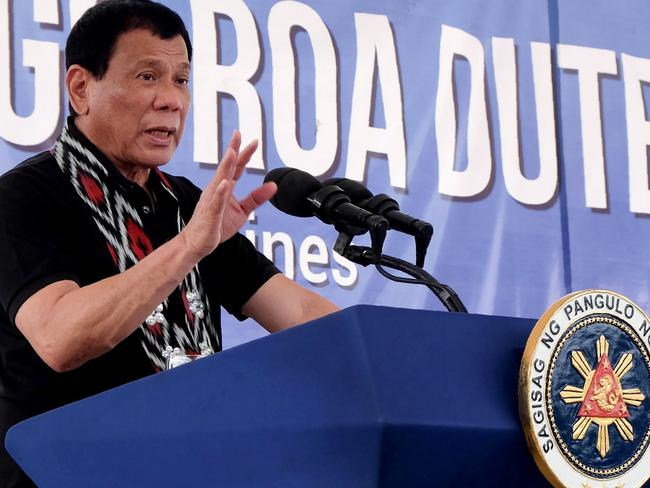 The election of firebrand Philippine’s President Rodrigo Duterte has sent shockwaves throughout Asia. Picture: Malacanang Photo Bureau/AFP