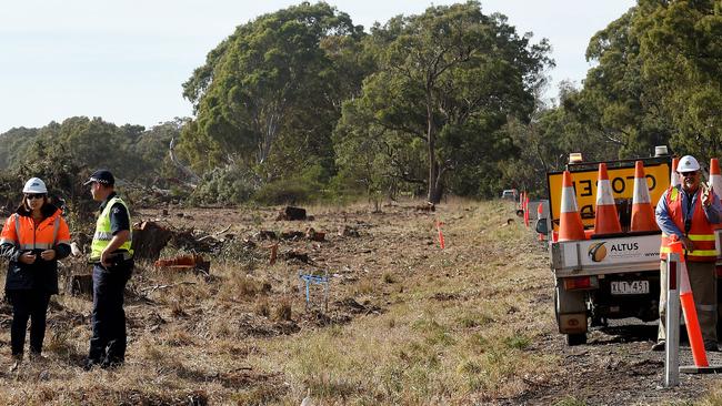 Work is resuming on the Western Highway in the state's northwest. Picture: Nicole Garmston