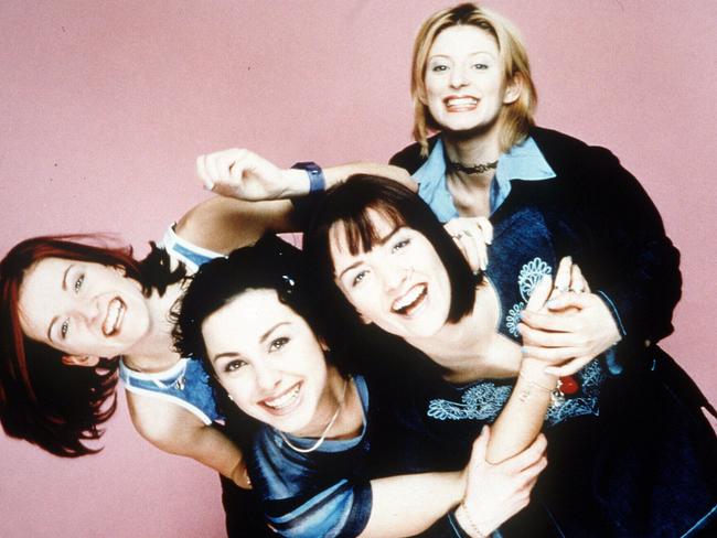 Pop group B*Witched at the height of their fame in the late ‘90s.