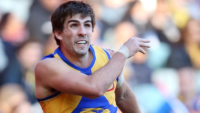 Andrew Gaff in action for West Coast. Picture: Michael Klein