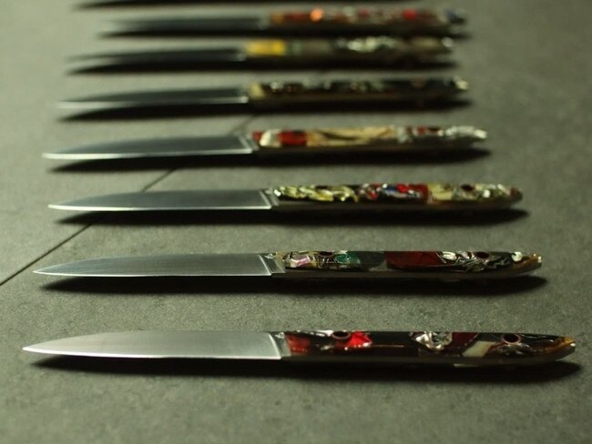 A selection of Dier Makr's knives. Picture Supplied Courtesy of Dier Makr