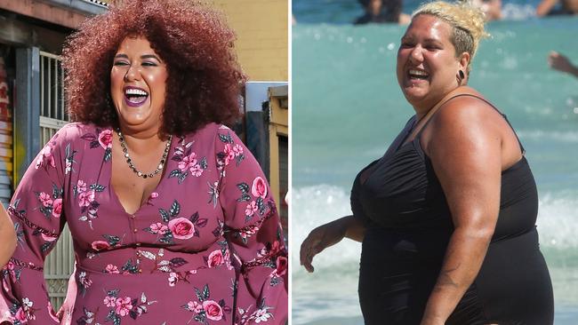 Casey Donovan shows off her dramatic weight loss as she runs