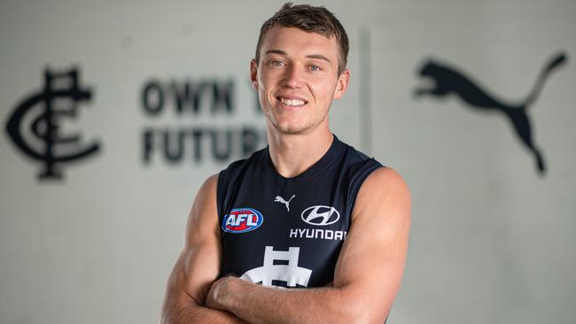 Carlton co-captain Patrick Cripps. Picture: Jason Edwards