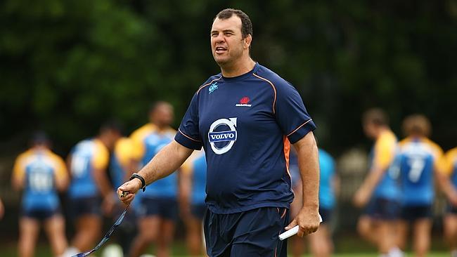 Coach Michael Cheika at Waratahs training.