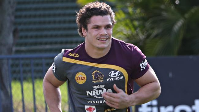 Broncos centre James Roberts is coming off contract. Picture: Annette Dew