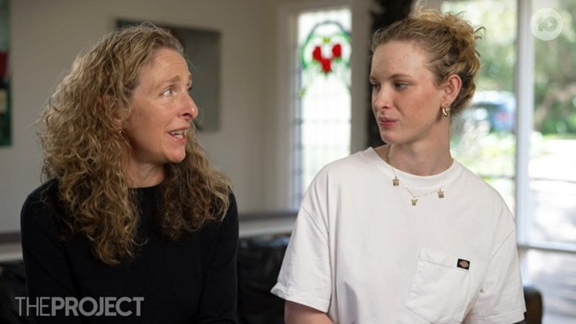 Nikola Ellis wasn’t aware of her daughter’s addiction until she came clean. Picture: The Project / Network 10