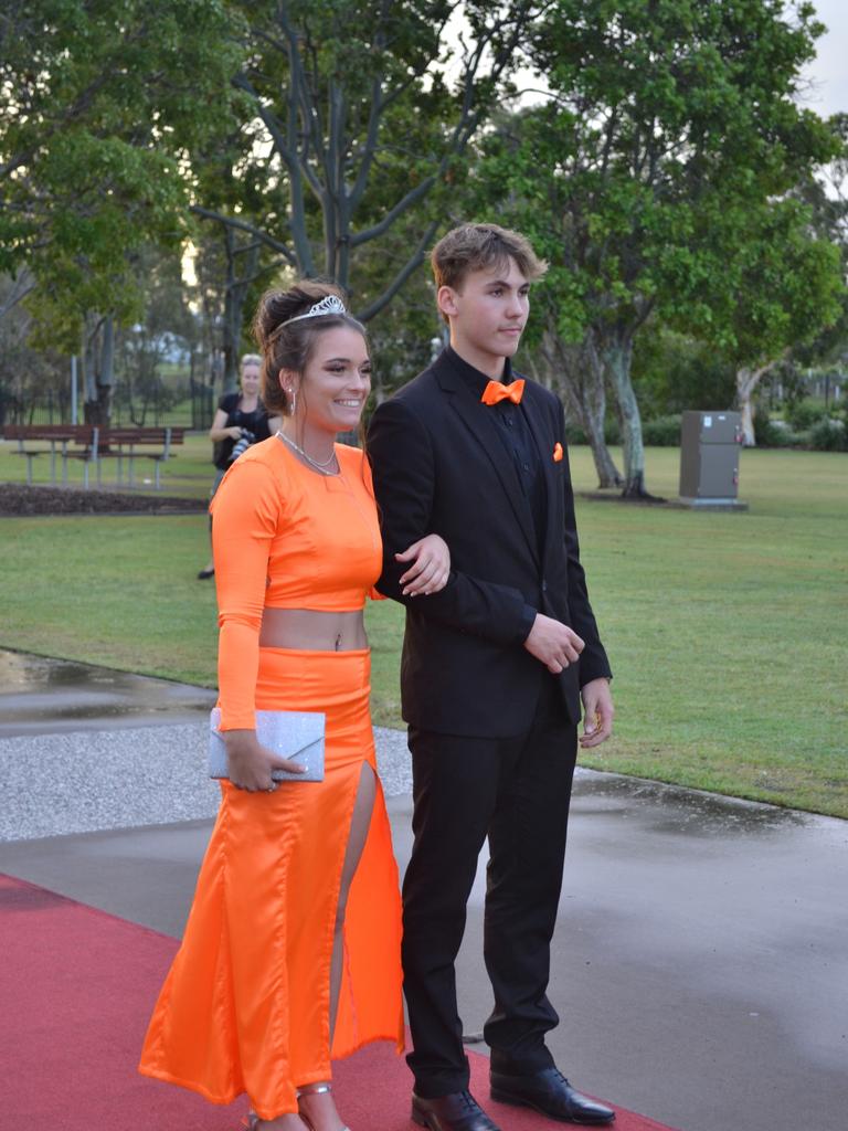 The students arrive at the St James Lutheran College formal.