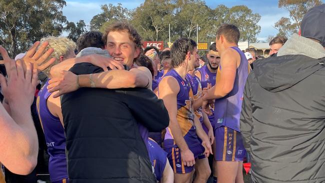 There were emotional scenes for many Altona players and supporters.