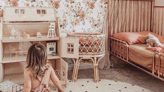 Teeny Tiny Interiors products, like the flower mirrors, sell out quickly. The online store will open a pop-up shop in Caneland Central for two days. Picture: Teeny Tiny Interiors