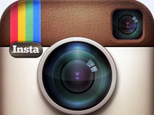 Instagram smartphone app logo.