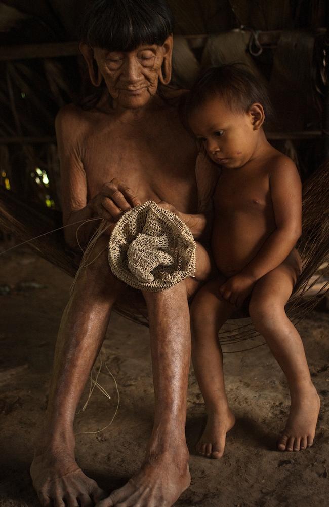 The lives of the Huaorani people in the Ecuadorean Amazon jungle. Picture: Pete Oxford /mediadrumworld.com/australscope