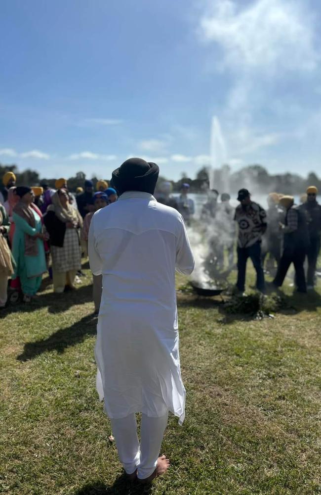 The ceremony began with a Welcome to Country. Picture: Facebook