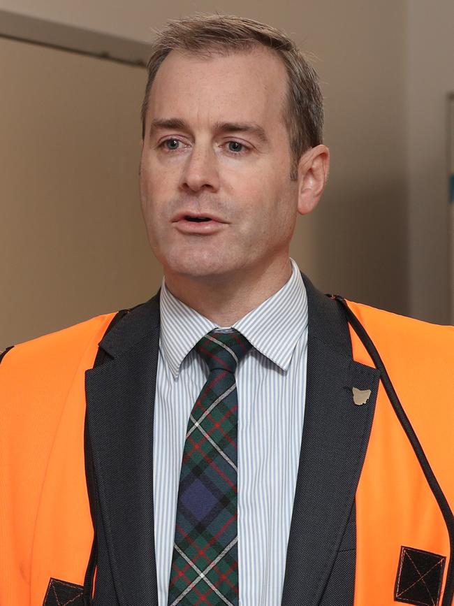 Health Minister Michael Ferguson says he has the support of hospital staff. Picture: LUKE BOWDEN