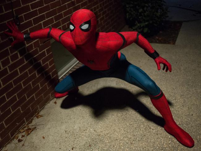 Tom Holland stars as Spider-Man in a scene from Columbia Pictures' film SPIDER-MAN: HOMECOMING.