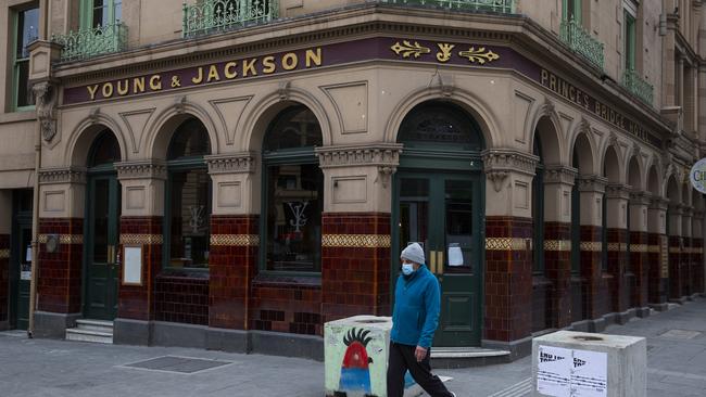 The 60-year-old teacher from the Ariele Apartment block visited the Young &amp; Jackson pub with a fellow teacher before taking a tram to the MCG.