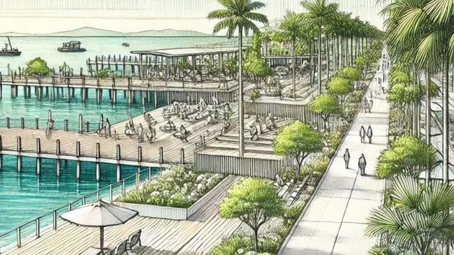 The masterplans showcases how Batemans Bay could become a southern Cairns. Picture: Eurobodalla Council