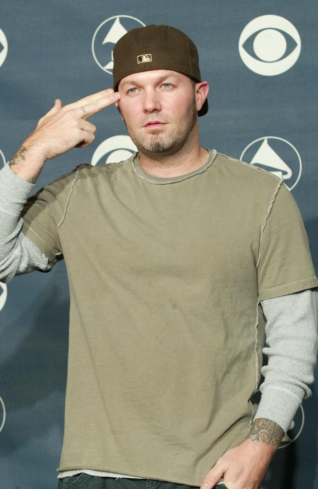 Yep, he is now 54, but Limp Bizkit frontman Fred Durst can still rock on onstage. Picture: Scott Gries/Getty Images