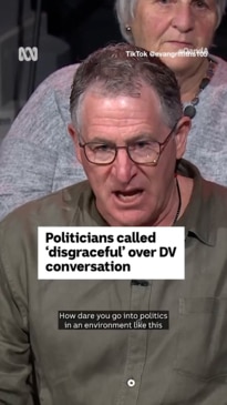 Politicians called 'disgraceful' implicit    DV conversation
