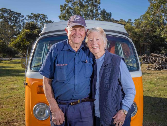 Rex and Lynette Staude in Bordertown SA Pictured on October 10th 2023. Picture: Ben Clark