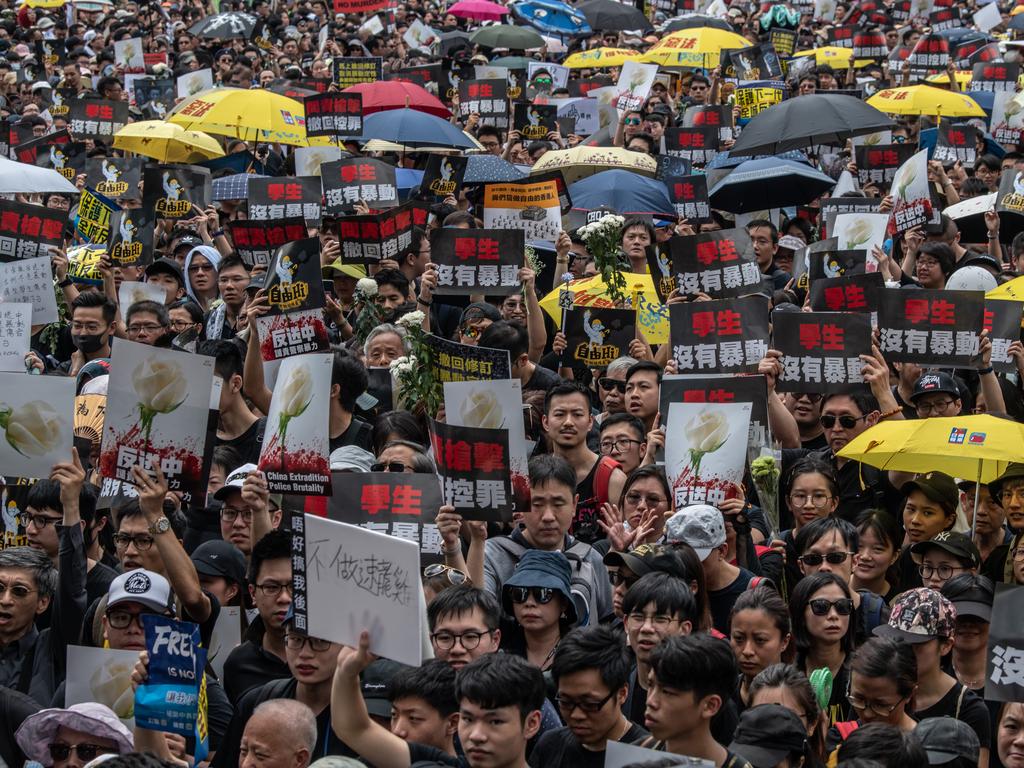 Estimates suggest as many as 2 million people protested. Picture: Carl Court/Getty Images