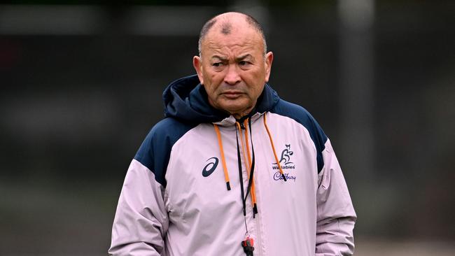 Wallabies head coach Eddie Jones has wielded the axe, picking an extraordinary World Cup squad. Picture: Getty