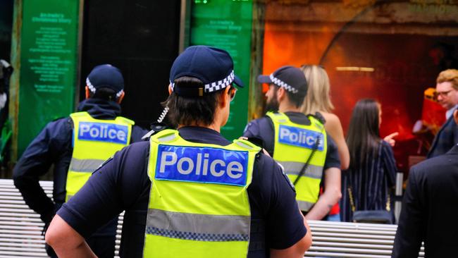 The Bill is set to expand police powers to search without a warrant before and after events that Victoria Police designate are at higher risk of violence occurring. Picture: NewsWire / Luis Enrique Ascui