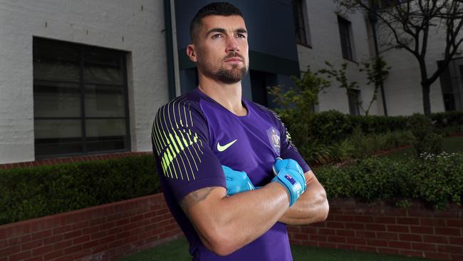Socceroos goalkeeper Mat Ryan: ‘We believe strongly that the female players deserve what we deserve.’ Picture: Gary Ramage